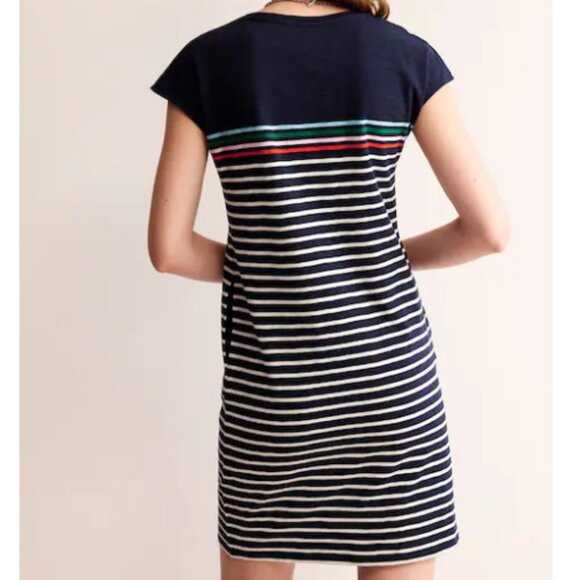 Boden Paulina Jersey Striped Shift Dress - Picture 4 of 15